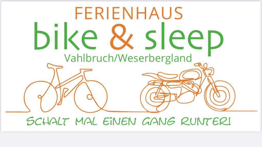 Bike & Sleep Weserbergland Ferienhaus Vahlbruch Esterno foto